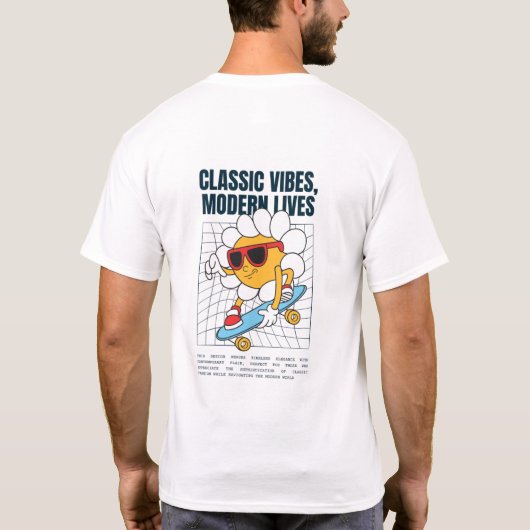 Zonnebloem Classic Vibes T-shirt (Achterkant)