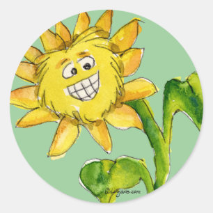 Zonnebloem Clipart Sticker 7