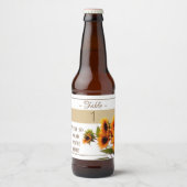 Zonnebloem Collectie - Tafelnummer Bier Etiket (Voorkant)