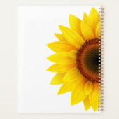 Zonnebloem Custom Name 2025 Planner (Achterkant)