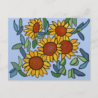 Zonnebloem Dag Briefkaart