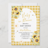 Zonnebloem Daisy Bee Baby in Bloom Kaart (Voorkant)