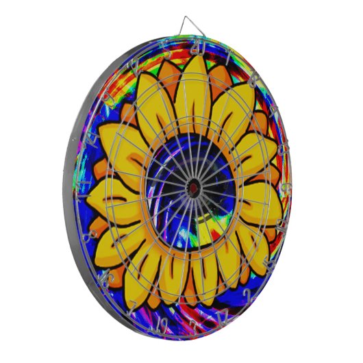 Zonnebloem_ Dartbord (Voorkant Links)