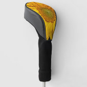 Zonnebloem dcm golfheadcover (Schuin)