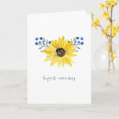 Zonnebloem & de Blauwe Kaart van het Jubileum van (Gele Bloem)