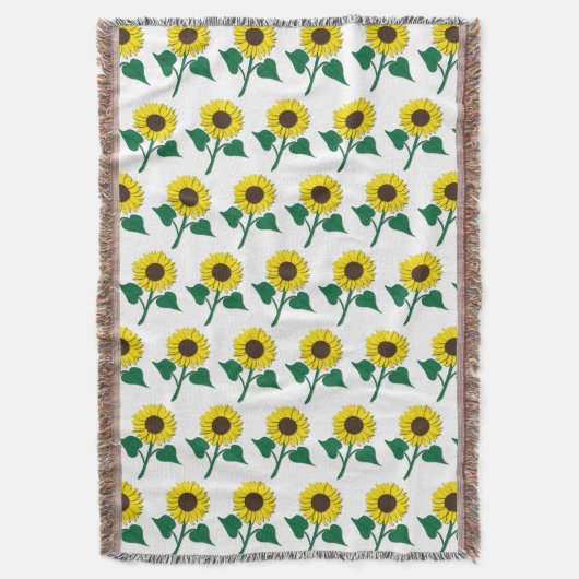 Zonnebloem Deken (Voorkant Verticaal)