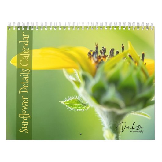Zonnebloem Details Kalender (Hoes)