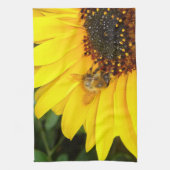 Zonnebloem Diner ~ Keuken Handdoek (Verticaal)