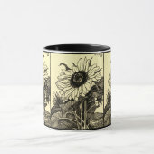 Zonnebloem, door Julie de Graag - Mok (Midden)