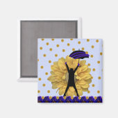 Zonnebloem douche magneet (Voorkant / Achterkant)