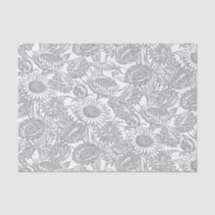  zonnebloem Elegant ontbindmiddel Toile Grey Tissuepapier