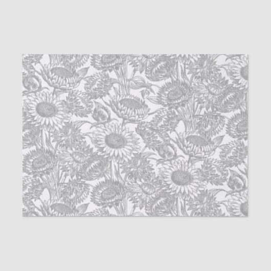  zonnebloem Elegant ontbindmiddel Toile Grey Tissuepapier (Voorkant)