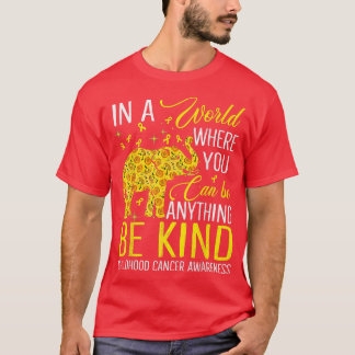 Zonnebloem Elephant is een soort kinderkankerwaren T-shirt