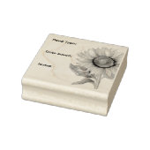 Zonnebloem elke zaad saver 	rubberstempel (Stempel)