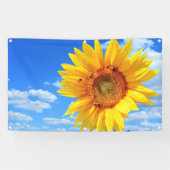 Zonnebloem en Bees Banner (Horizontaal)
