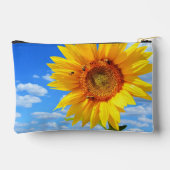 Zonnebloem en bijen etui (Achterkant)