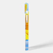 Zonnebloem en bijen iPhone Case (Achterkant / Links)