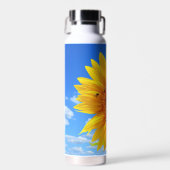 Zonnebloem en bijen Roestvrij staal Waterfles (Voorkant)