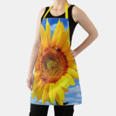 Zonnebloem en bijen Schort (Insitu)