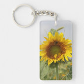 Zonnebloem en bijen sleutelhanger (Voorkant)