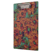 Zonnebloem en bladkamouflage op klembord (Links)