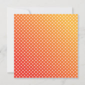 Zonnebloem en Oranje Thanksgiving van vogels Kaart (Achterkant)