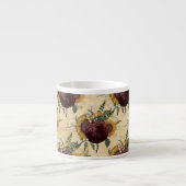 Zonnebloem en Ranunculus Espresso Kop (Voorkant)