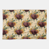 Zonnebloem en Ranunculus Theedoek (Horizontaal)