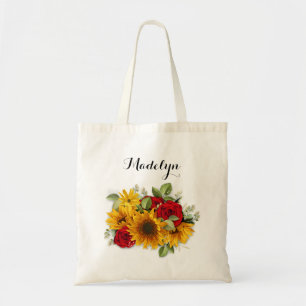 Zonnebloem en Rozen Bridesmaid Bags Tote Bag
