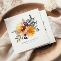 Zonnebloem en Waterverf van wilde bloemen, luiers