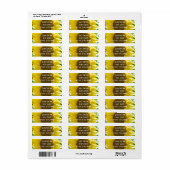 zonnebloem etiket (Full Sheet)