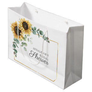 Zonnebloem Eucalyptus Bloemrijke Script Bruidsdouc Groot Cadeauzakje