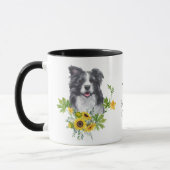 Zonnebloem Eucalyptus Border Collie Mok (Links)