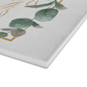 Zonnebloem Eucalyptus Floral Gold Geometric Snijplank (Hoek)