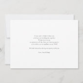 Zonnebloem Eucalyptus Floral Wedding Bedankkaart (Achterkant)