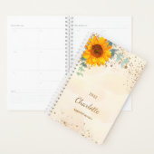 Zonnebloem Eucalyptus glitter gouogram Planner (Display)