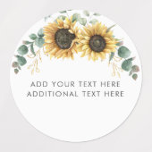 Zonnebloem Eucalyptus Greenery School Teachers Labels (Design 1)