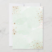 Zonnebloem Eucalyptus groen rustieke bruiloft Kaart (Achterkant)