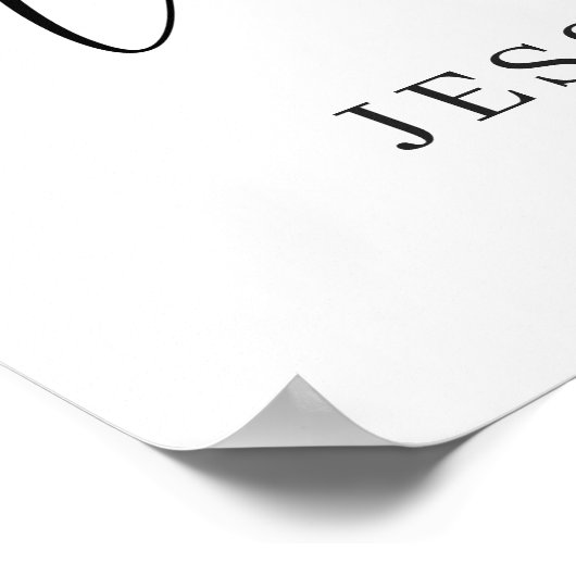 Zonnebloem Eucalyptus REHEARSAL DINNER Welkomsttek Poster (Hoek)