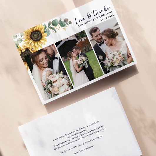 Zonnebloem Eucalyptus Trouwdag Foto's Bedankt