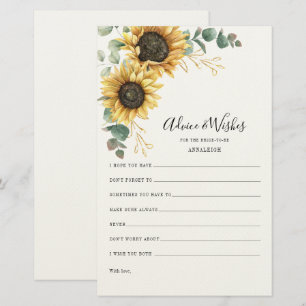 Zonnebloem Eucalyptus Vrijgezellenfeest Advice Car Briefpapier
