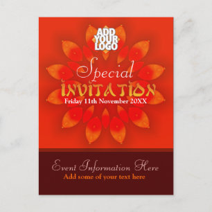 Zonnebloem Exotische Speciale Uitnodigingskaart Uitnodiging Briefkaart