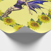 Zonnebloem Fairy Mat inpakpapier (Hoek)