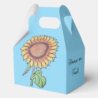 Zonnebloem Favor Doos Bedankdoosjes