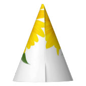 Zonnebloem Feesthoedjes (Achterkant)