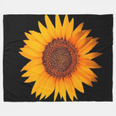 Zonnebloem Fleece Deken (Voorkant (Horizontaal))