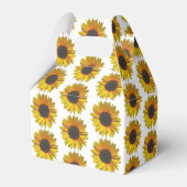 Zonnebloem Floral Pattern Bedankdoosjes (Voorkant Zijde)