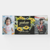 Zonnebloem Fotoscript Graduation Party Spandoek (Horizontaal)