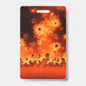 Zonnebloem - Fractal Name Badge (Back)