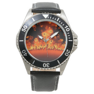 Zonnebloem Fractal Watch (Volwassenen) Horloge